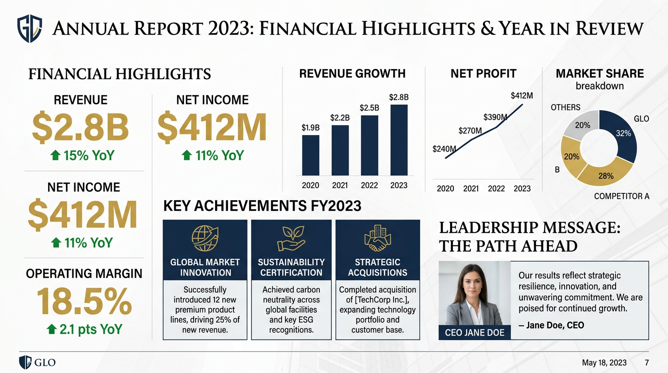 Annual Report Slide