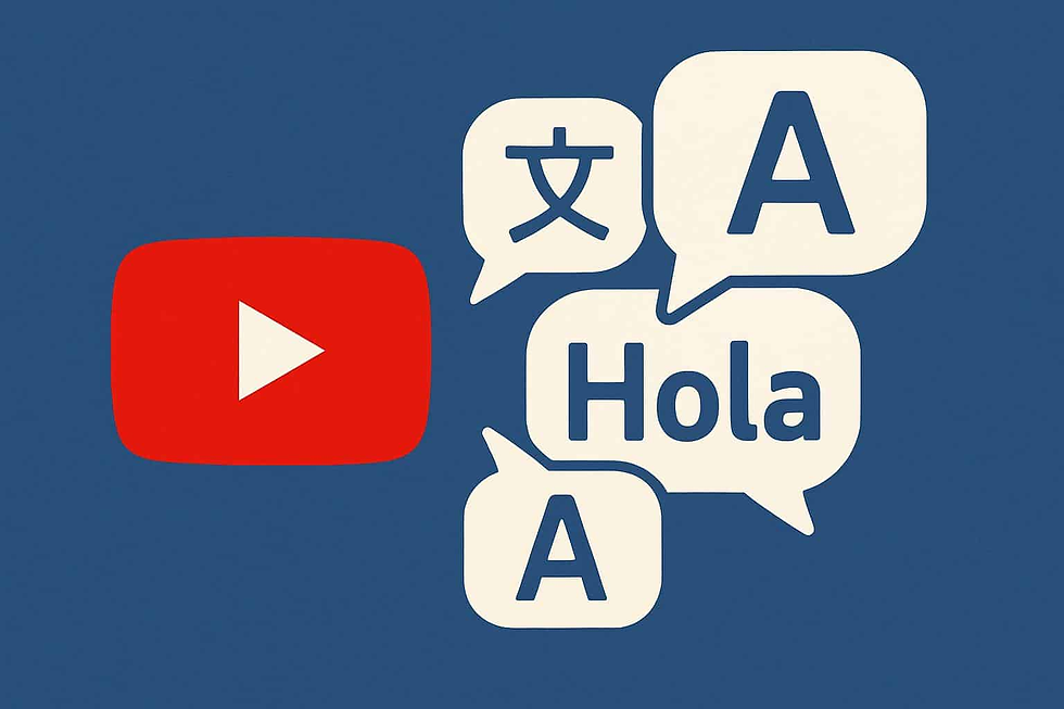 How the multi-language dubbing feature works for creators