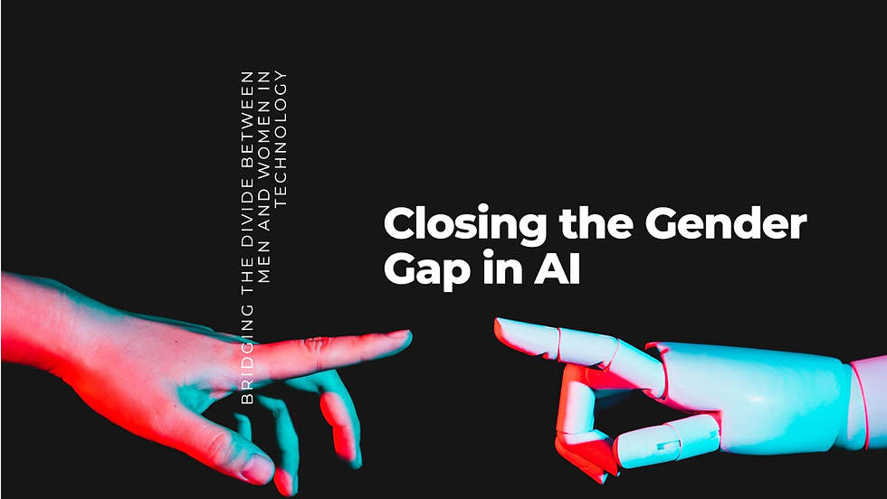 Policy, Research and Future Directions for Closing the Gender Gap in AI