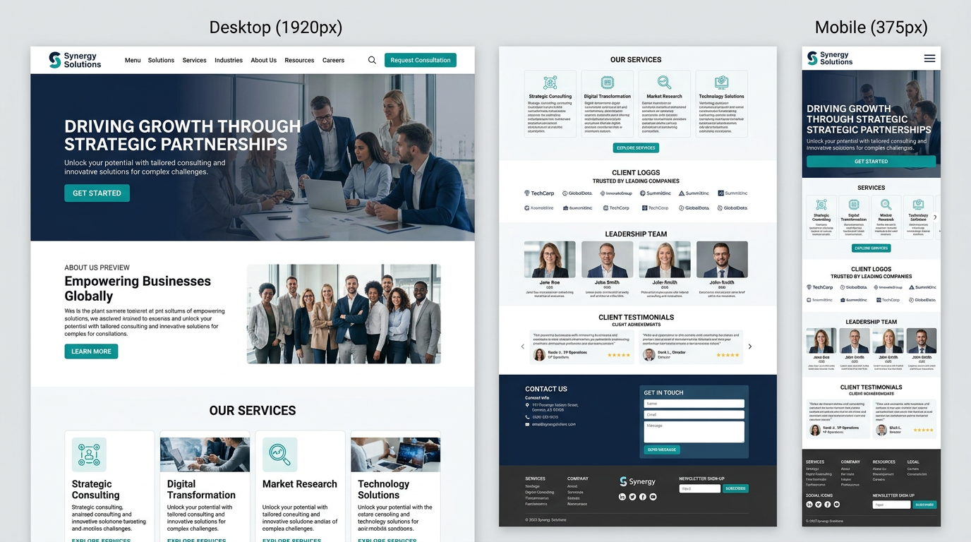 Corporate Homepage