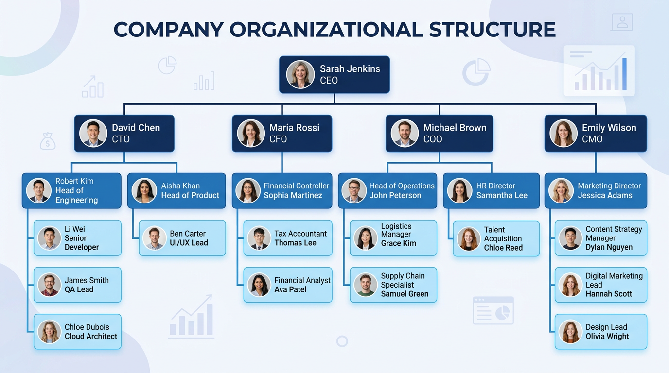 Company Hierarchy Org Chart
