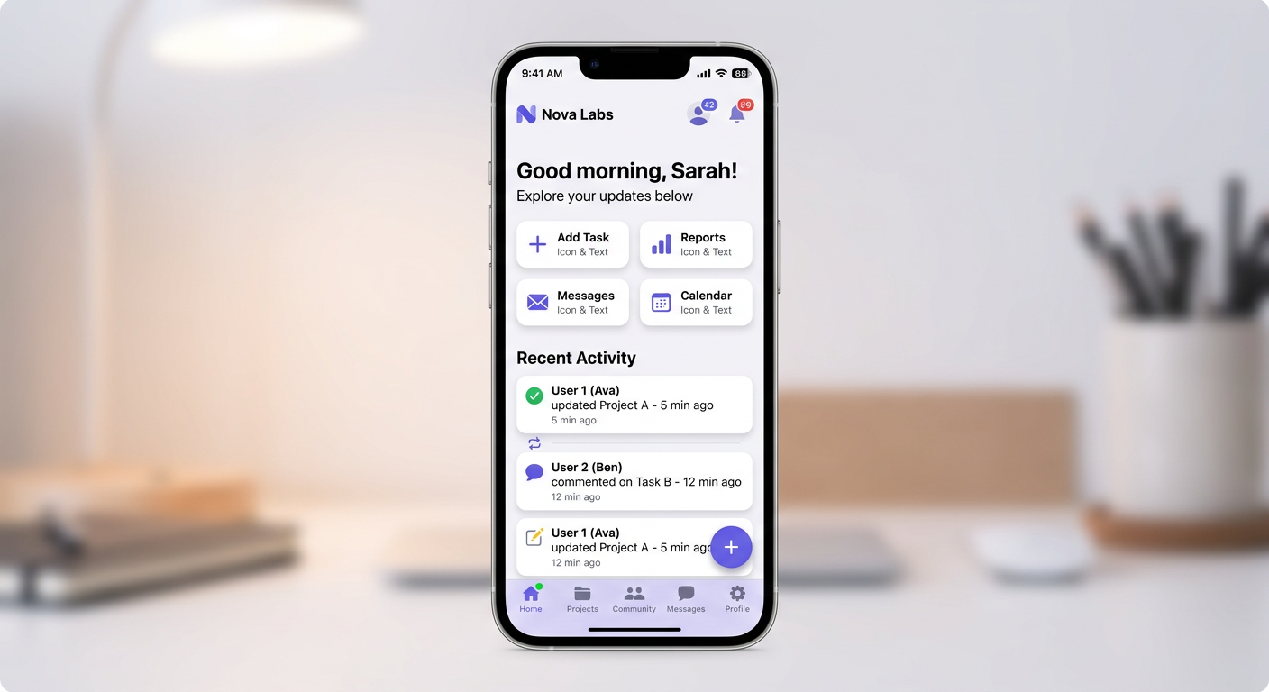 Mobile App Interface