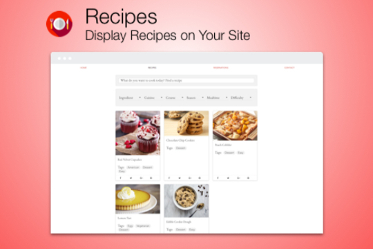 Recipes banner