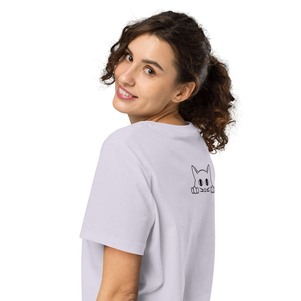 Thumbnail: My Claws Belong on My Paws Organic Ribbed Neck T-shirt