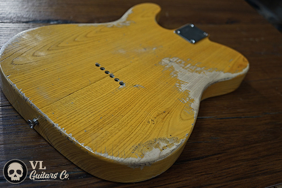 Miniatura: Telecaster '52 Body – Butterscotch Relic