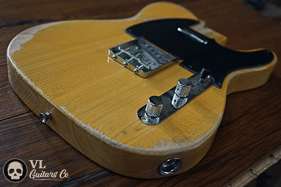 Miniatura: Telecaster '52 Body – Butterscotch Relic