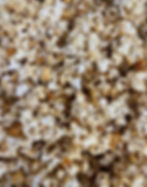 Pipoca caramelizada com flor de sal