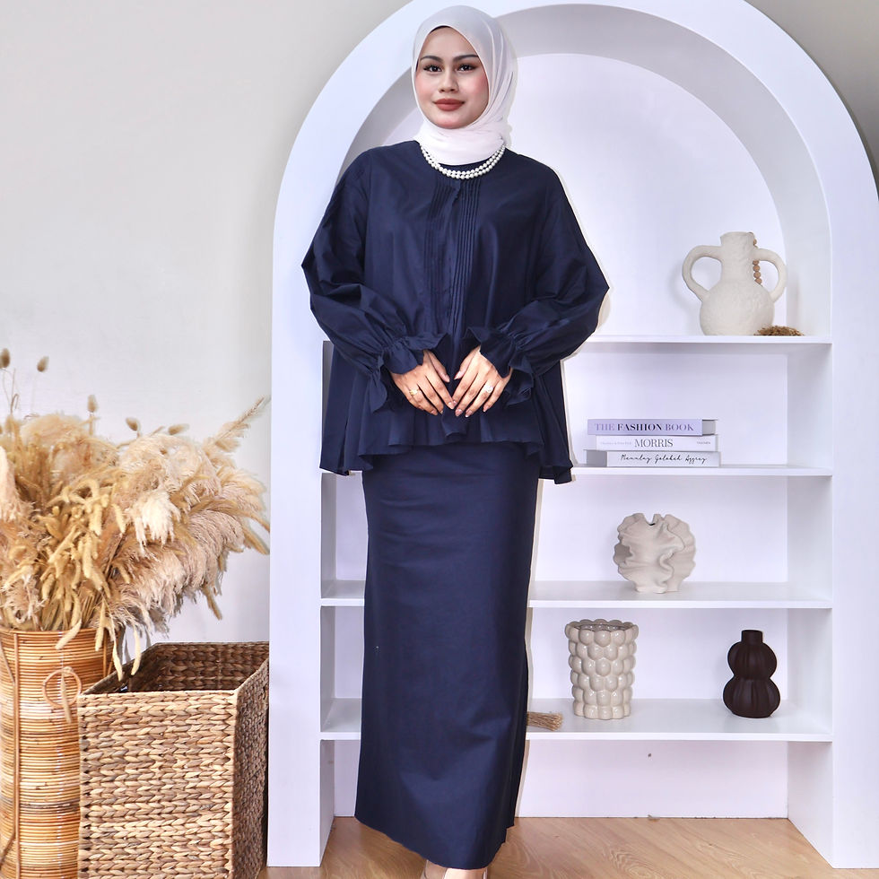 Thumbnail: Amber Casual Set Blouse and Skirt