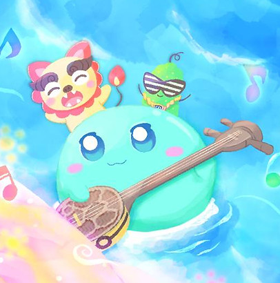 ふしぎブルー インターネットのさんごの森 ふしぎブルーとおんなの子