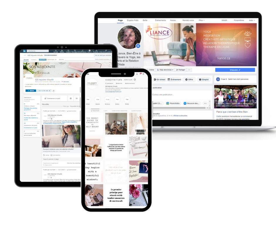 Gestion de vos réseaux sociaux