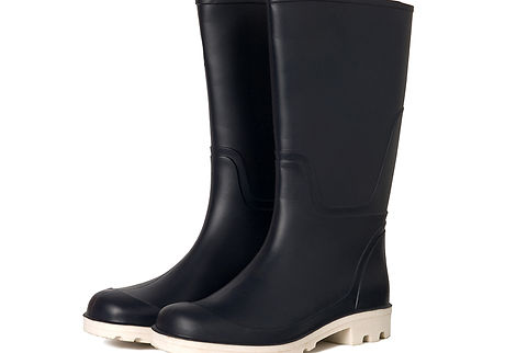 Black Rubber Wellies