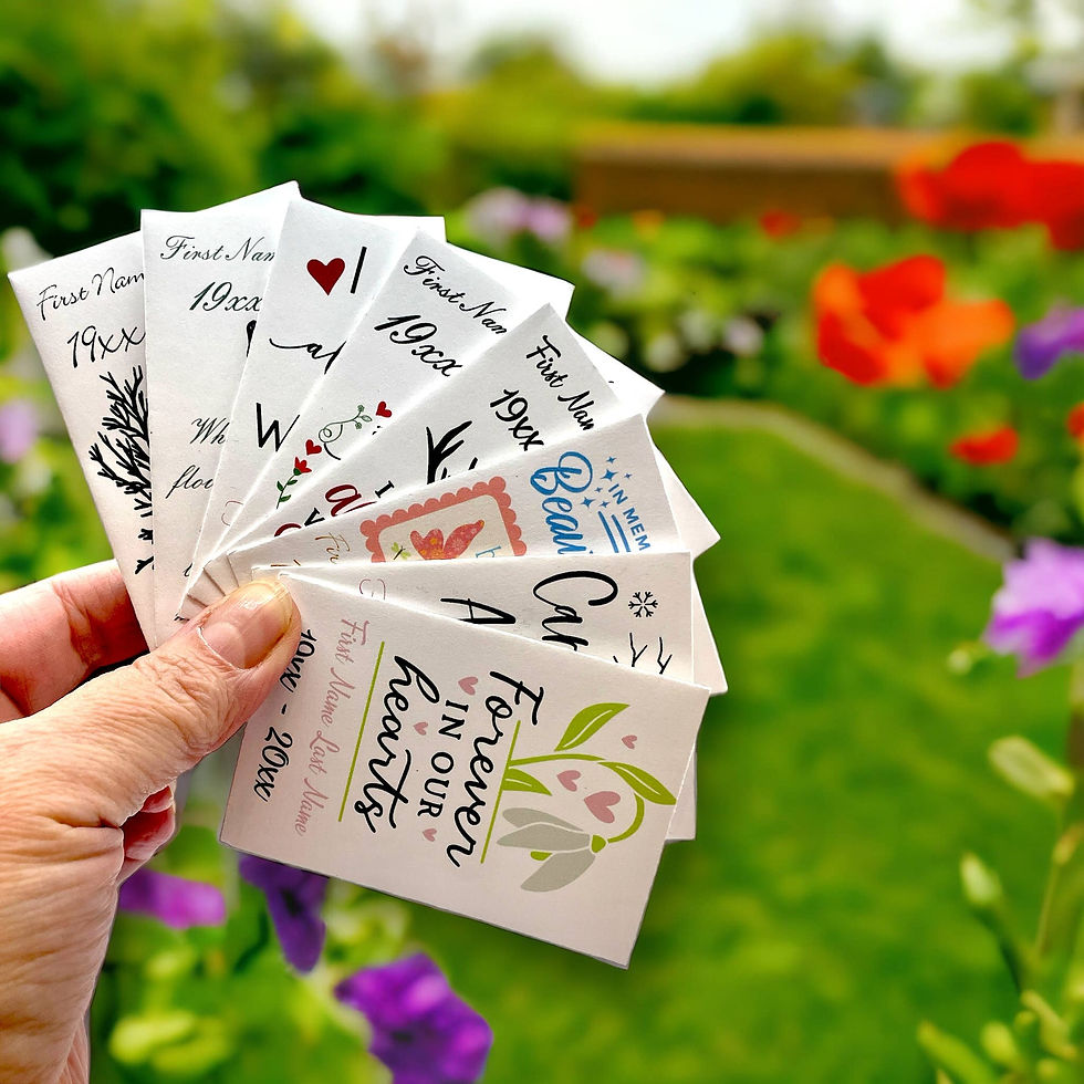 Memorial Seed Package with Wildflowers