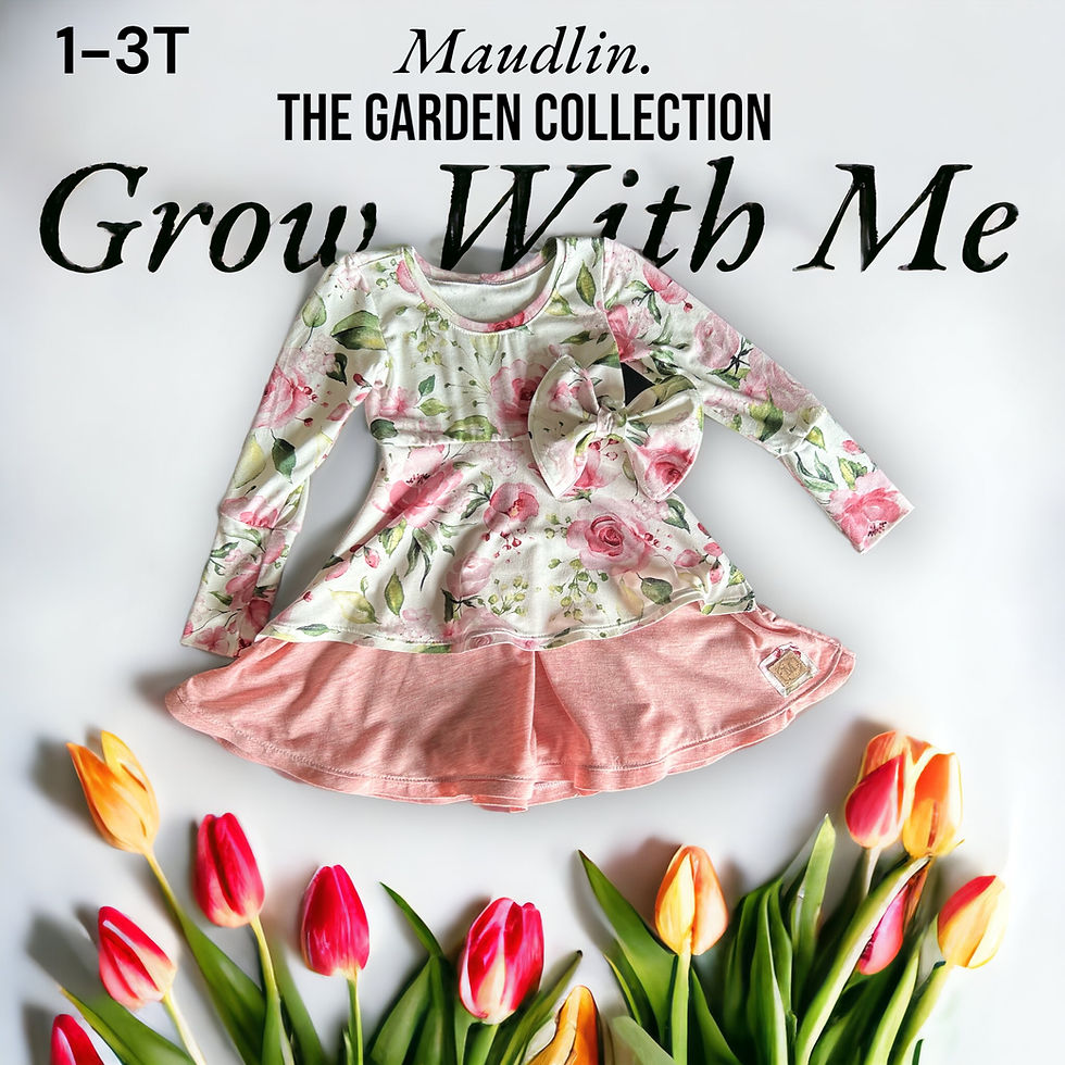 Pink Rose Garden 1-3T