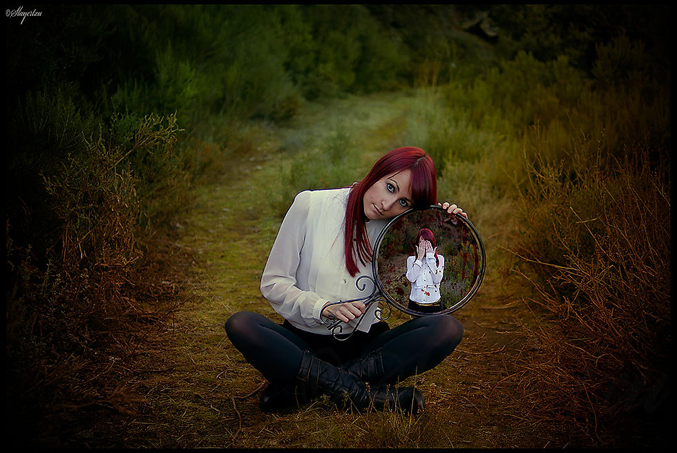 Mirror in the woods