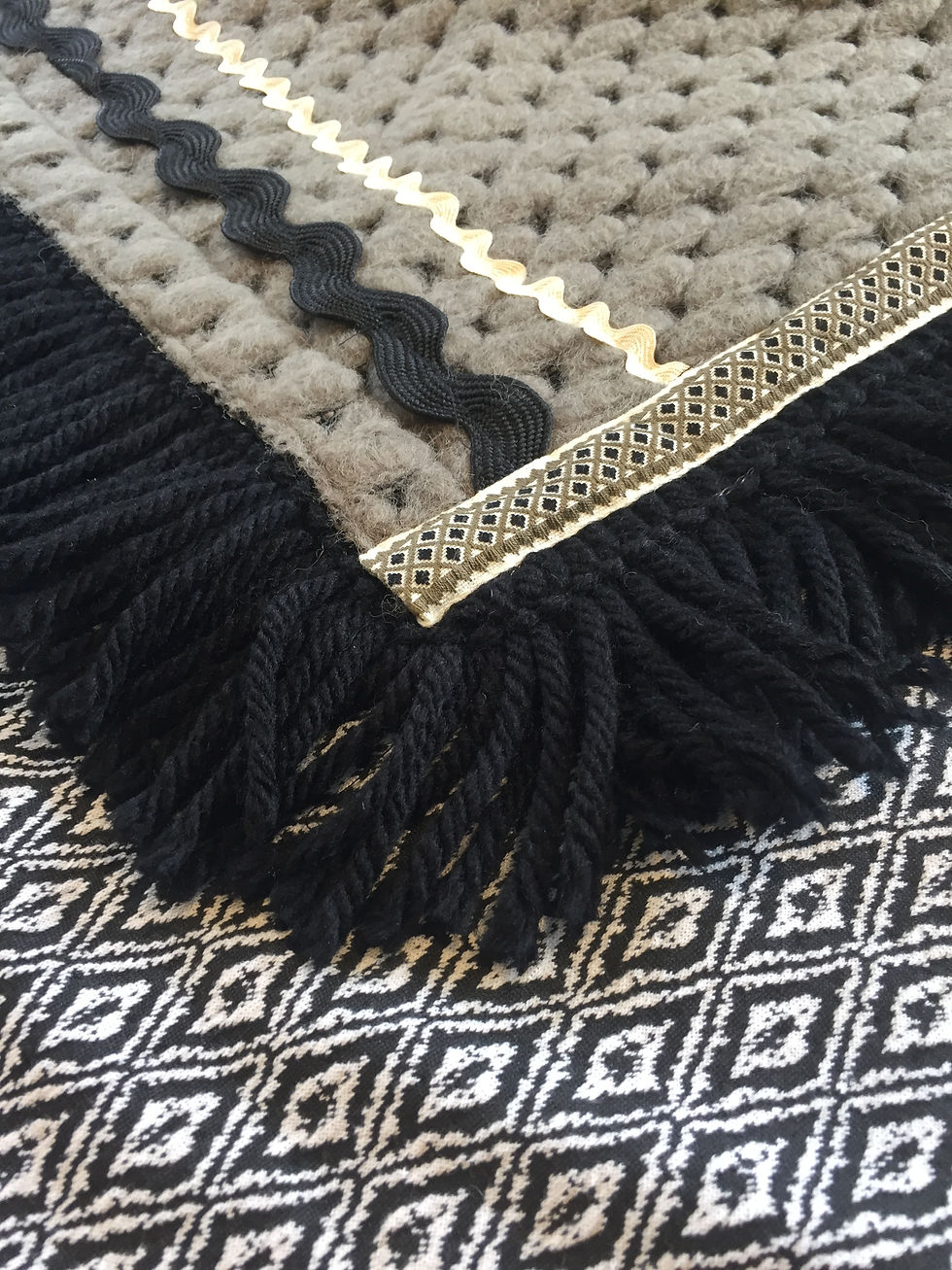 Alegria rombo wool fring