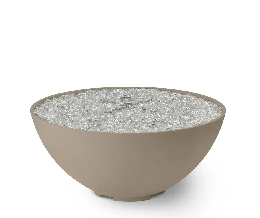 Thumbnail: OGR 42" Cove Concrete Edge Gas Fire Pit Bowl