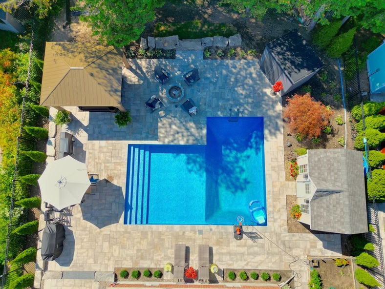 Inground pool installation and landscaping Bowmanville and Durham Region
