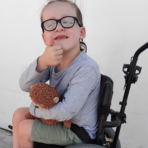 Jo and Teddy’s mission to make wheelchairs feel more personal