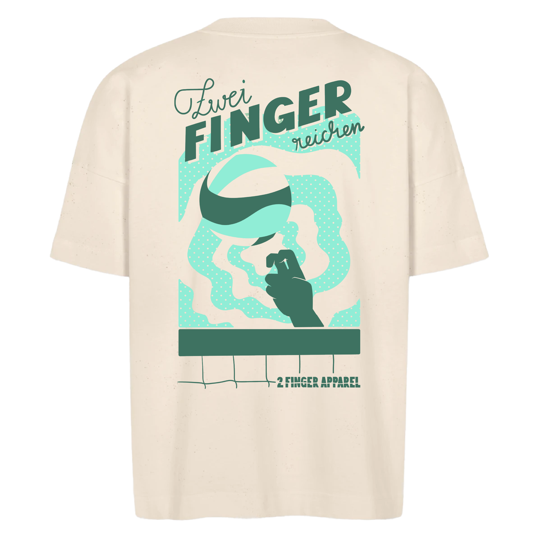 2024er (B-Ware) Zwei Finger reichen - Unisex Oversize Shirt