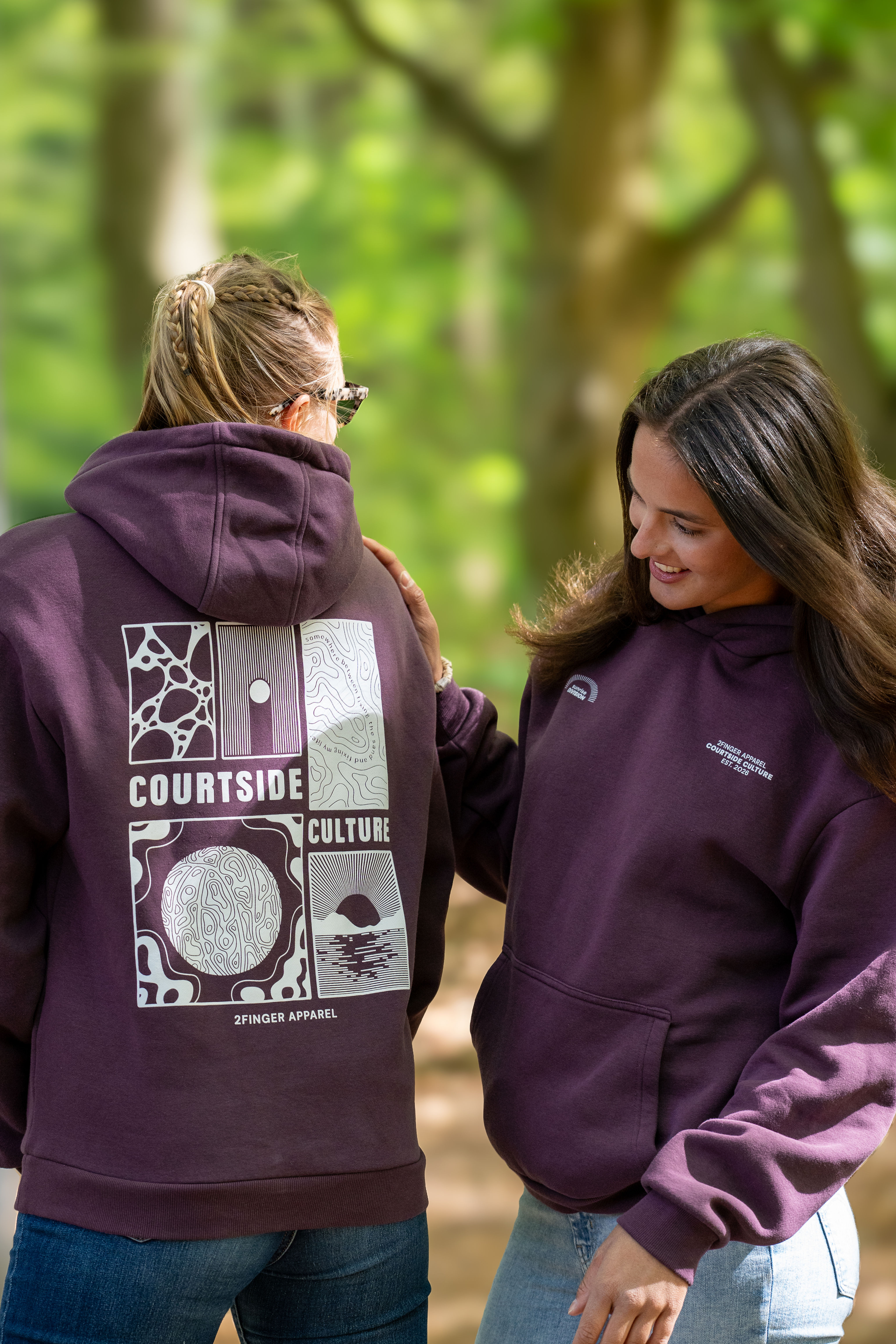 Courtside Culture - Unisex lila Hoodie