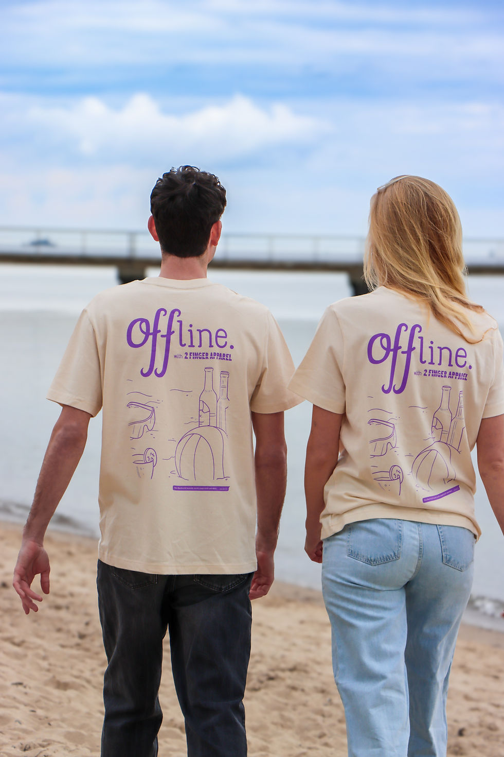 Miniaturbild: offline. - Unisex Beachvolleyball Shirt