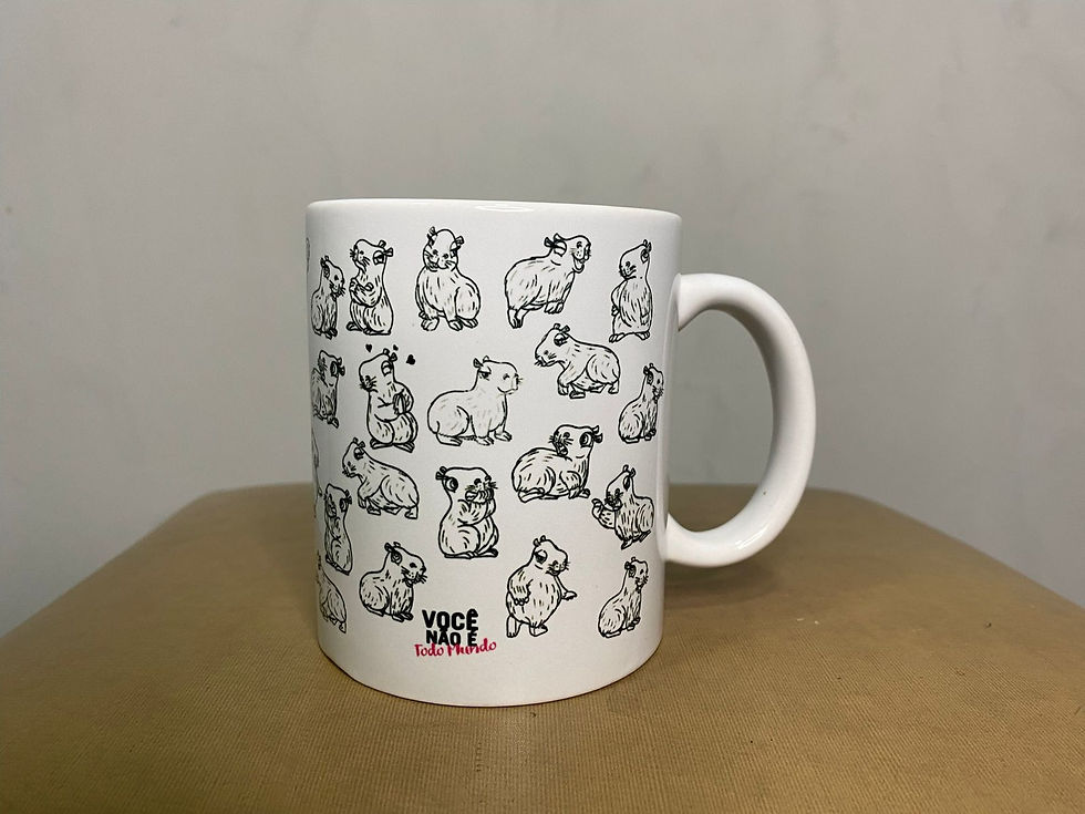 Miniatura: Caneca universo capivara