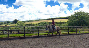 horse riding