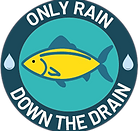Yellow Fish, Only Rain Down the Drain roundel