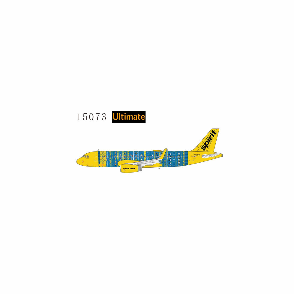 Pre Order - ULTIMATE Spirit A320-200 N628NK "Winter Sweater" NG Models 1/400