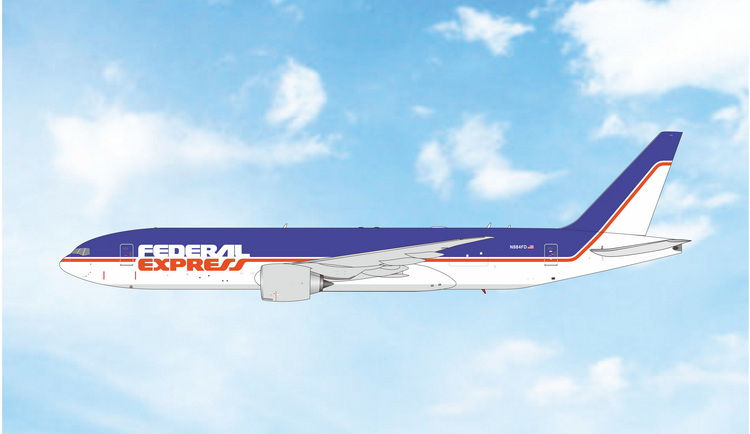 Pre Order - FedEx 777F N884FD "Purple Top" Phoenix 1/400