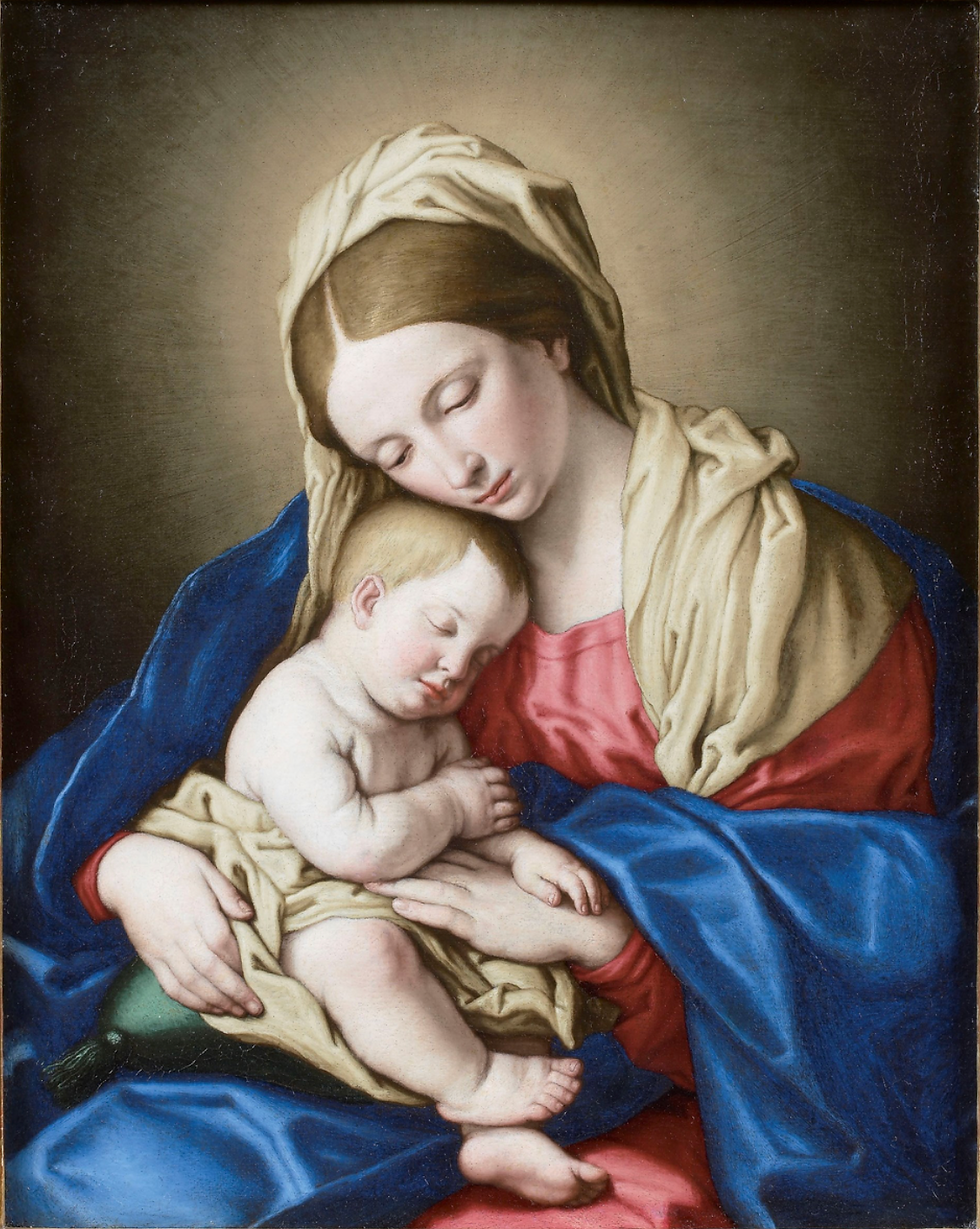 Giovanni Battista Salvi da Sassoferrato, Madonna and Child, 1609-85