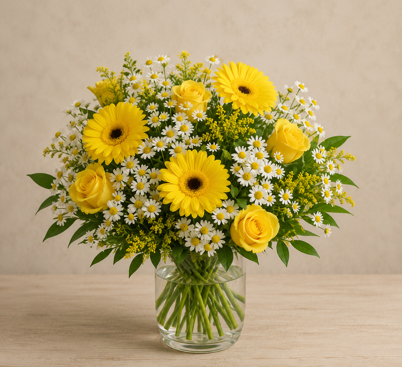 Bouquet Soleil Printanier