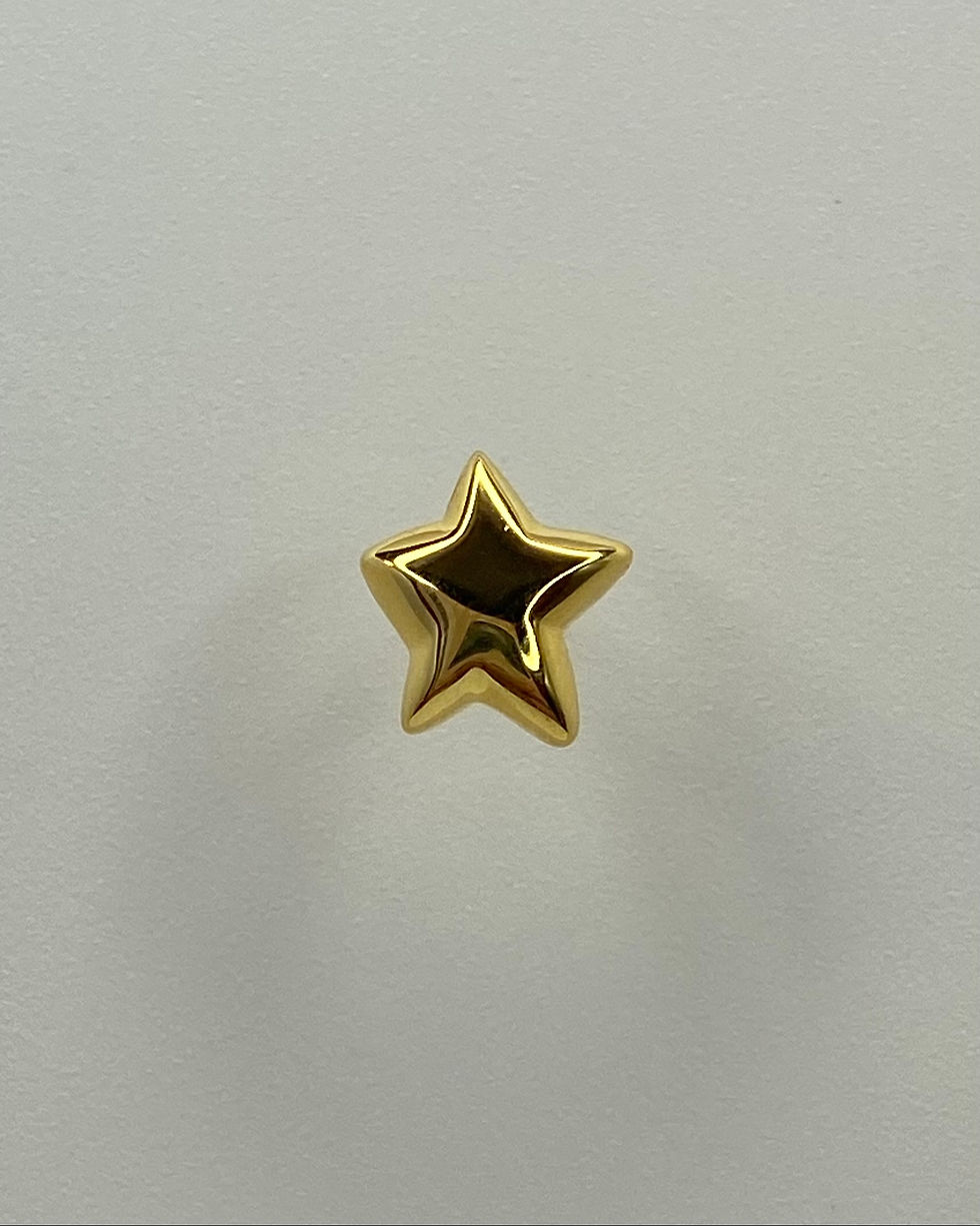 縮圖：Single stud earring, star, 925 silver