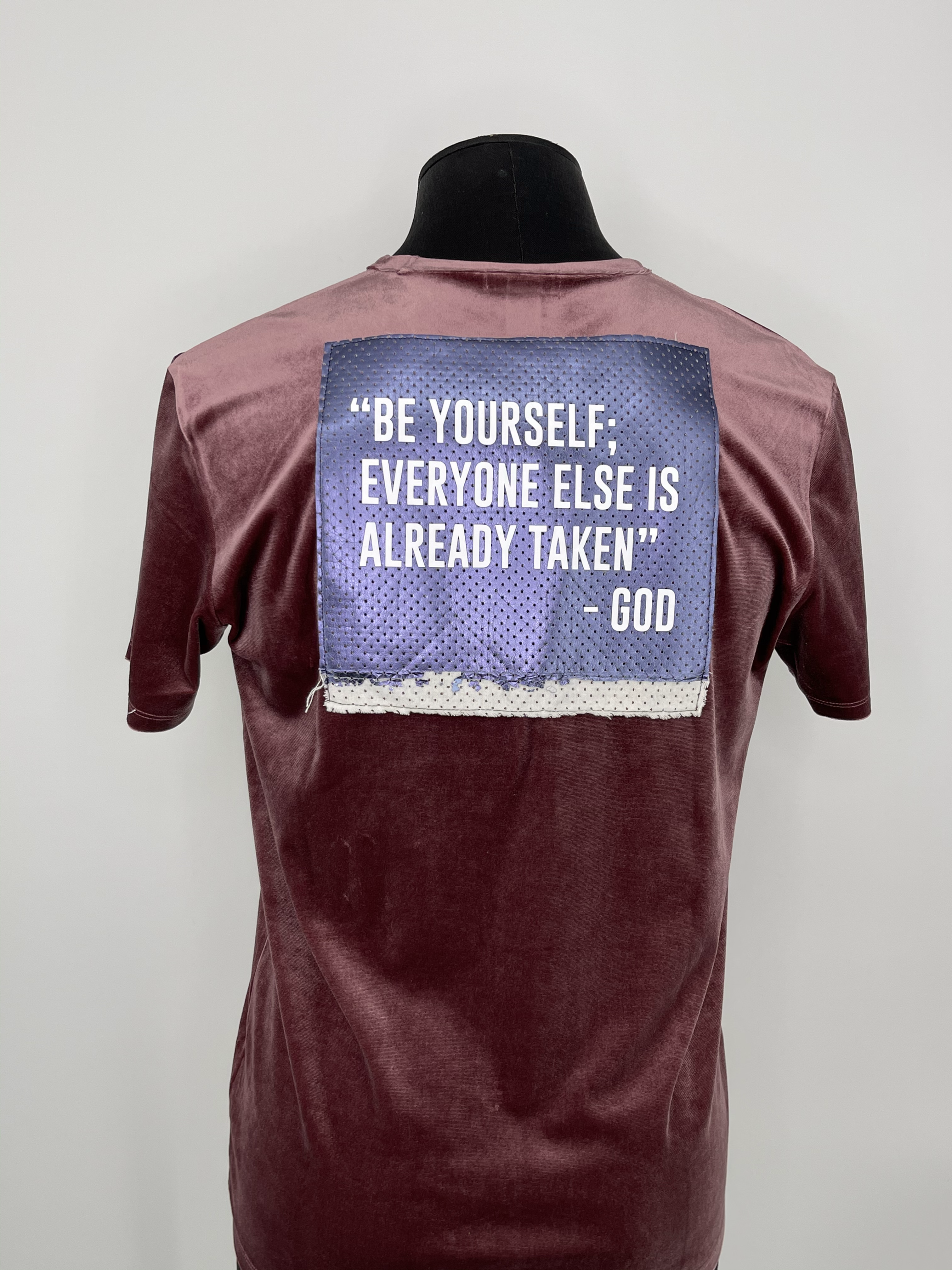 God Said Couture Classic Rose Velvet T