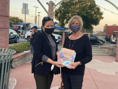 A chance meeting with Supervisor Janice Hahn