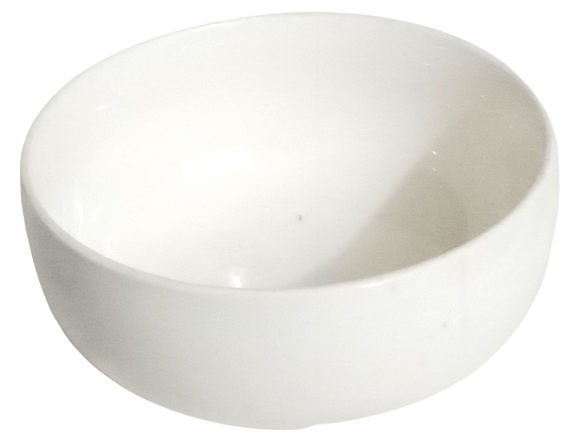 White Porcelain Bowl Plain