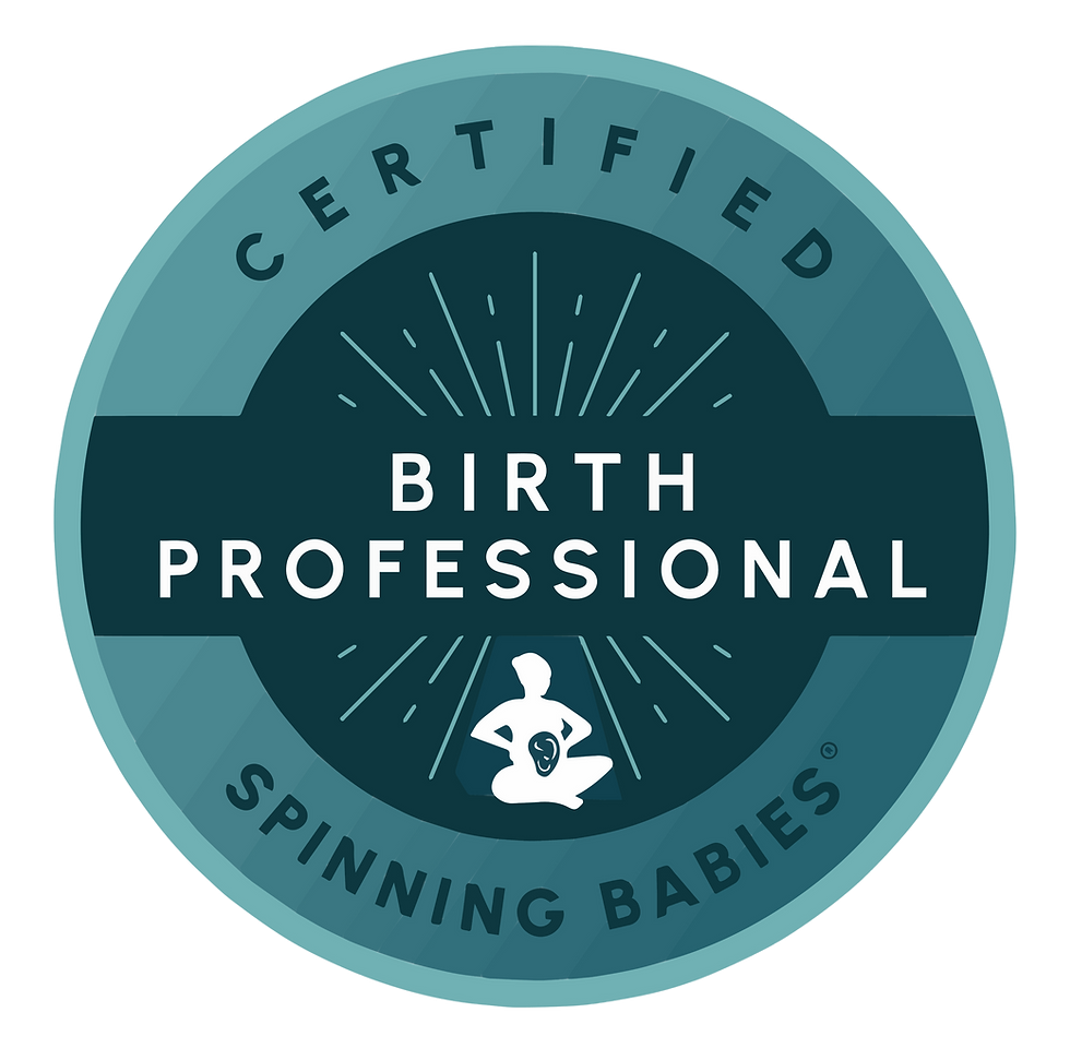 Spinning Babies Certified Birth Professional badge for trained doula support