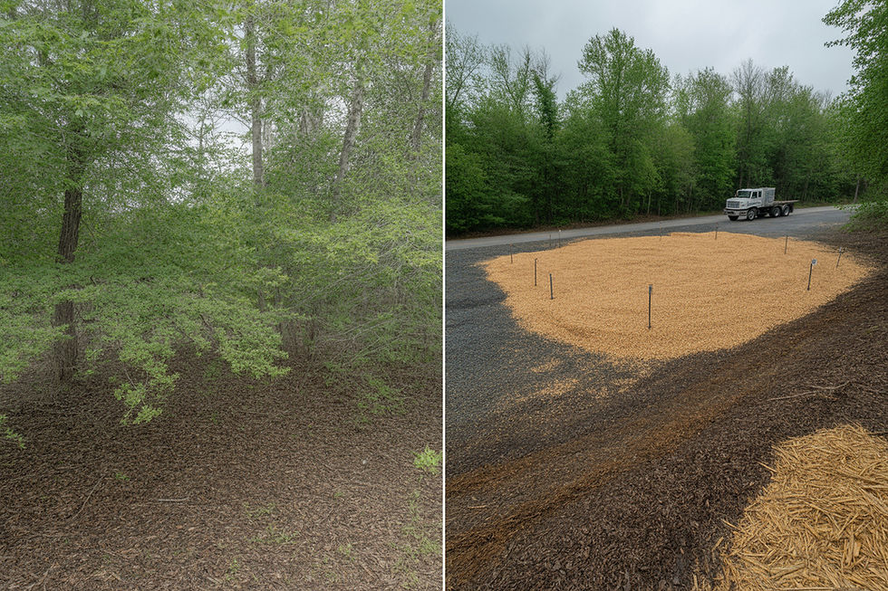 Before and After Land Clearing