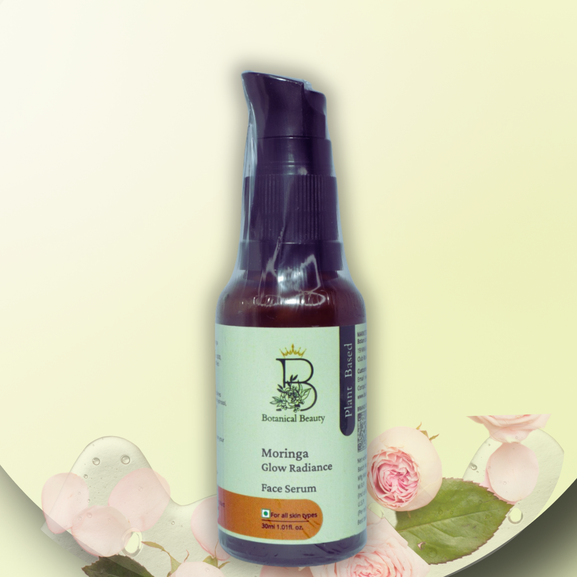 Moringa Glow Radiance Face Serum with Moringa Powder for Glossy Skin |  30ml