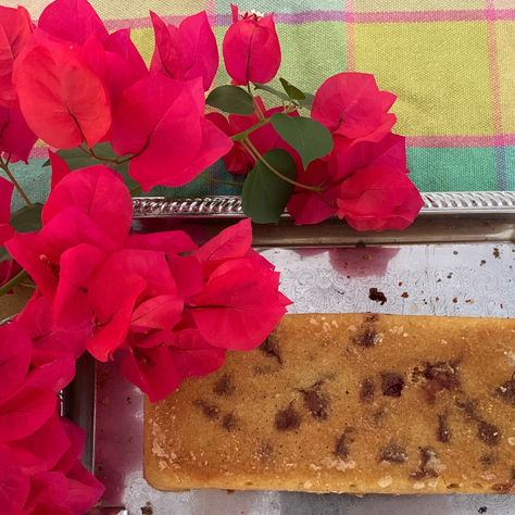 Bolo de Fubá com Goiabada
