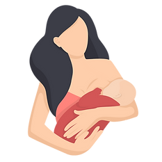postnatal woman with baby