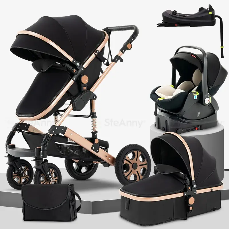 Thumbnail: Baby Carriage 3in1 Reversible Foldable Standard Stroller