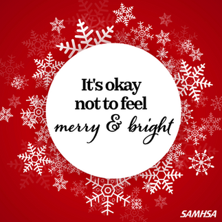 "It's okay to not feel merry & bright."