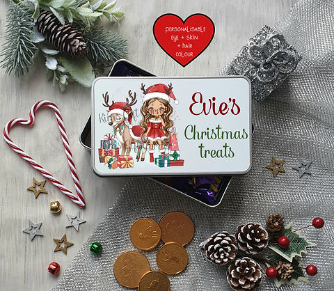 Personalised christmas treats clearance