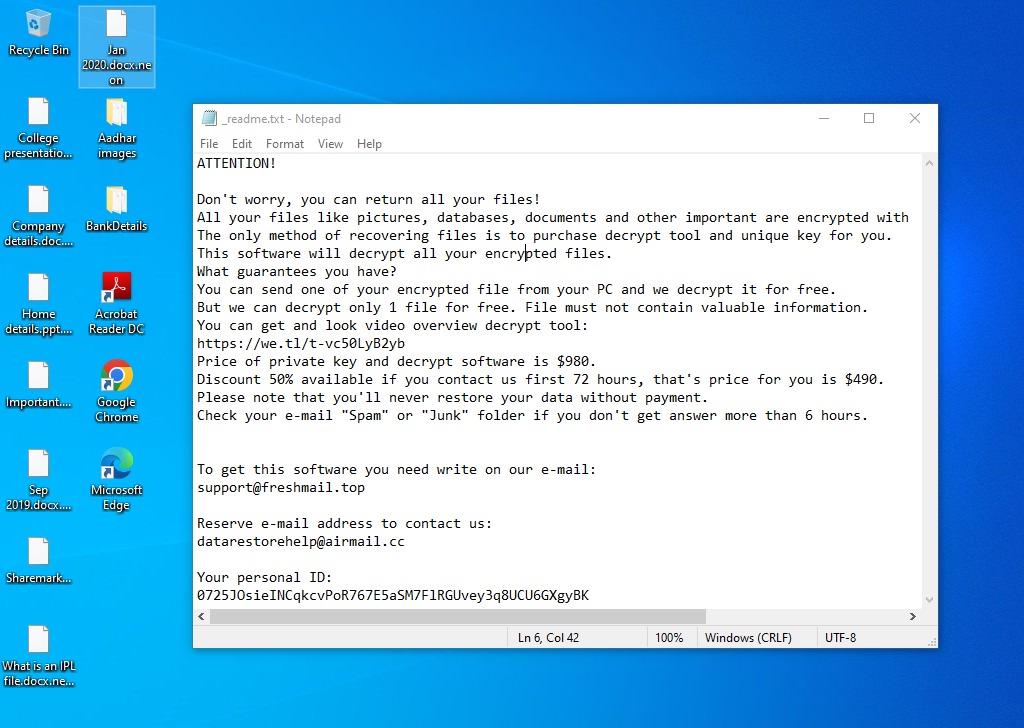What is Neon Ransomware