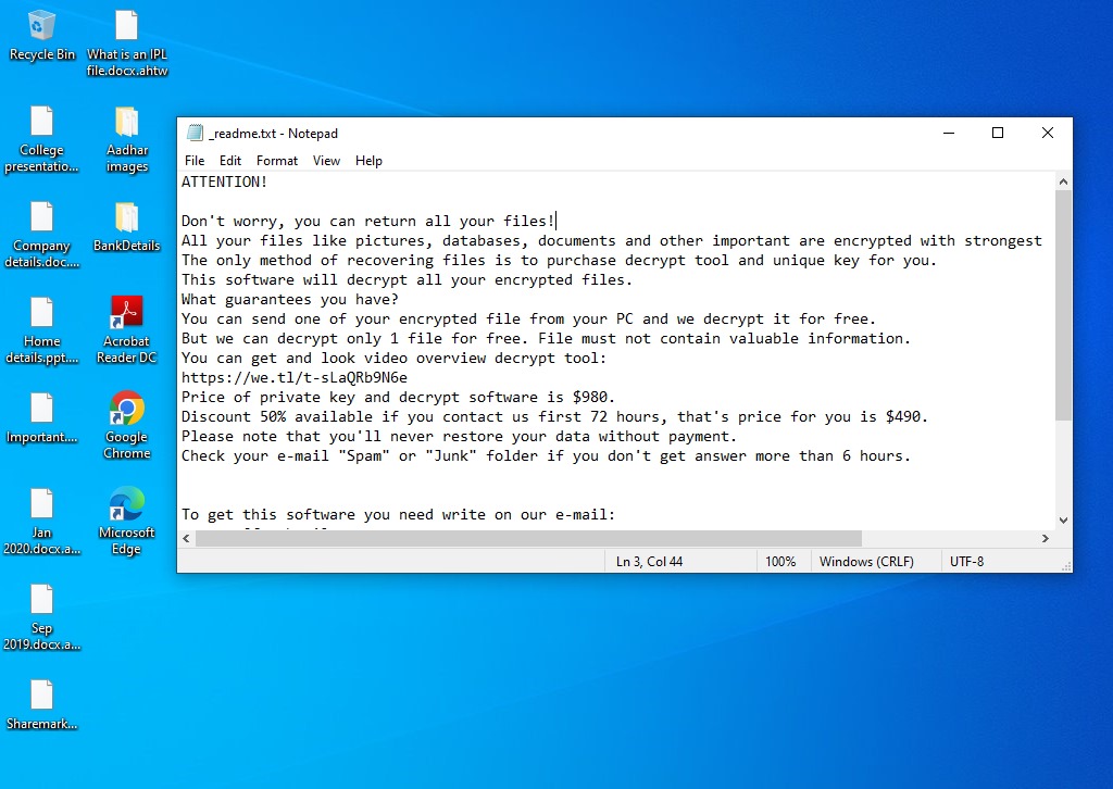 What is Ahtw Ransomware