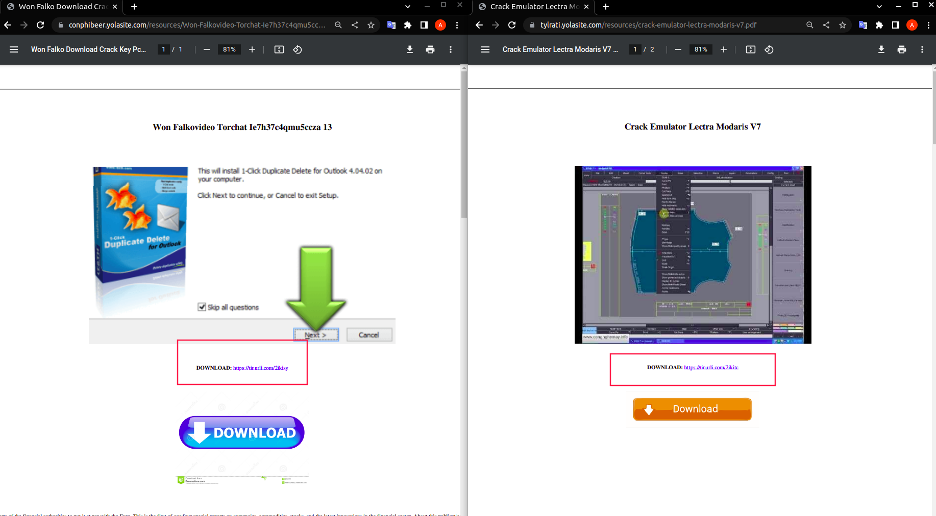 Malicious Campaign Exploiting Yolasite.com