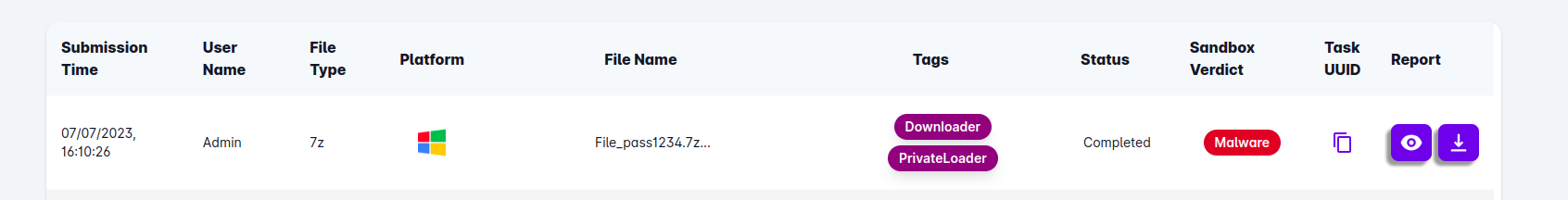 SecneurX Sandbox detection findings