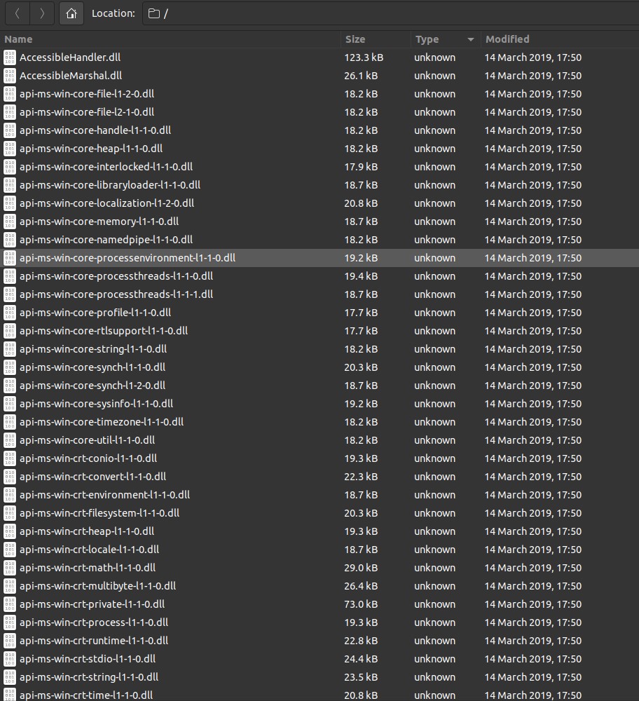 Figure 9: Content of the Zip file