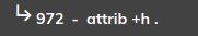 Wana Decryptor Step 2 - RarSFX0 folder hidden with attrib command